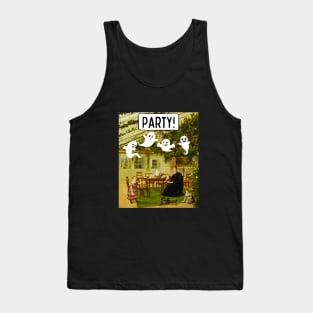 GHOST TEA PARTY - Halloween Funny | Halloween Costume | Happy Halloween |  Cute Spooky Halloween Tank Top